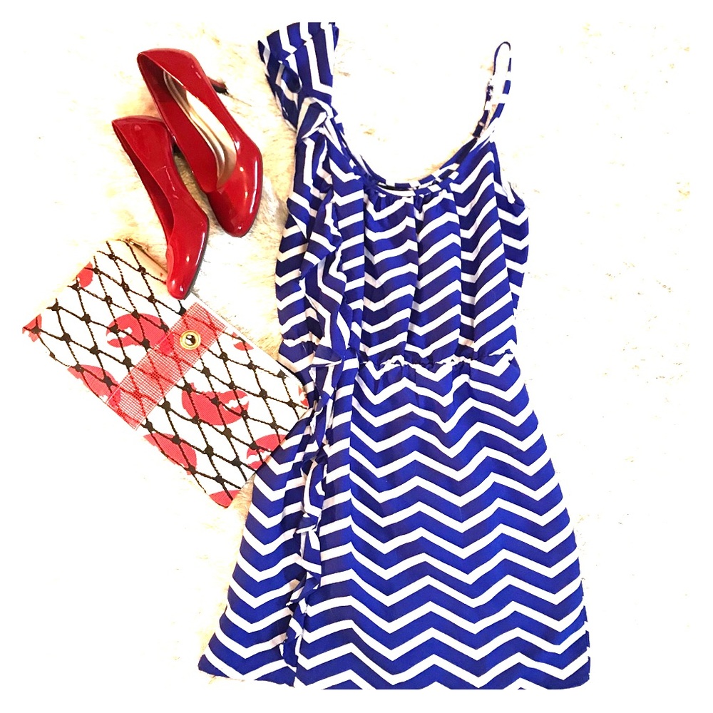 NWT Envy Me Ruffled Shoulder Mini Dress Size M